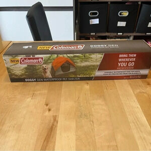 NEW Coleman Dog Tent Doggy Den Waterproof Dog & Cat Shelter 38"x27"x28 CL-03104